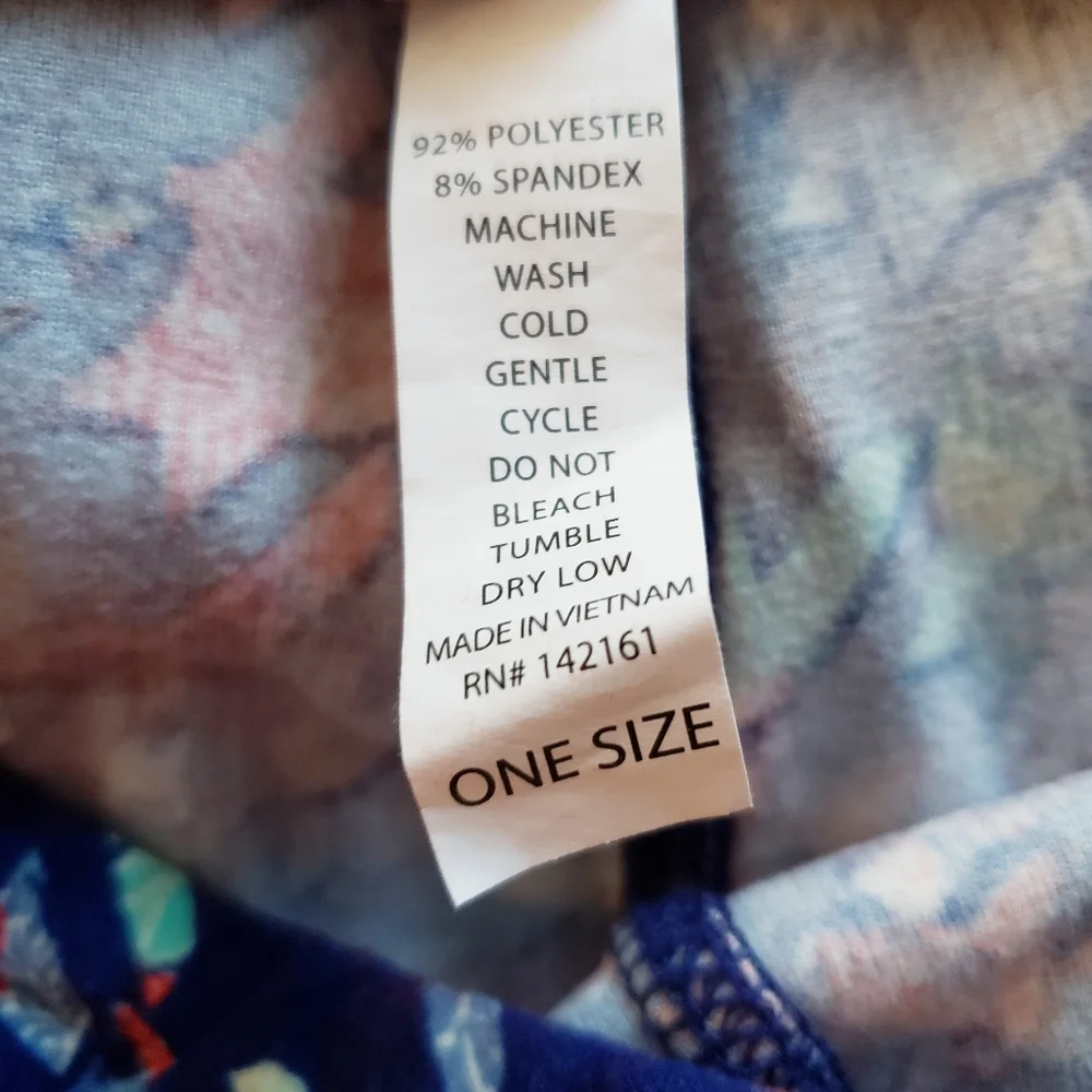 LuLaRoe leggings one size made in Vietnam - Picture 4 of 4